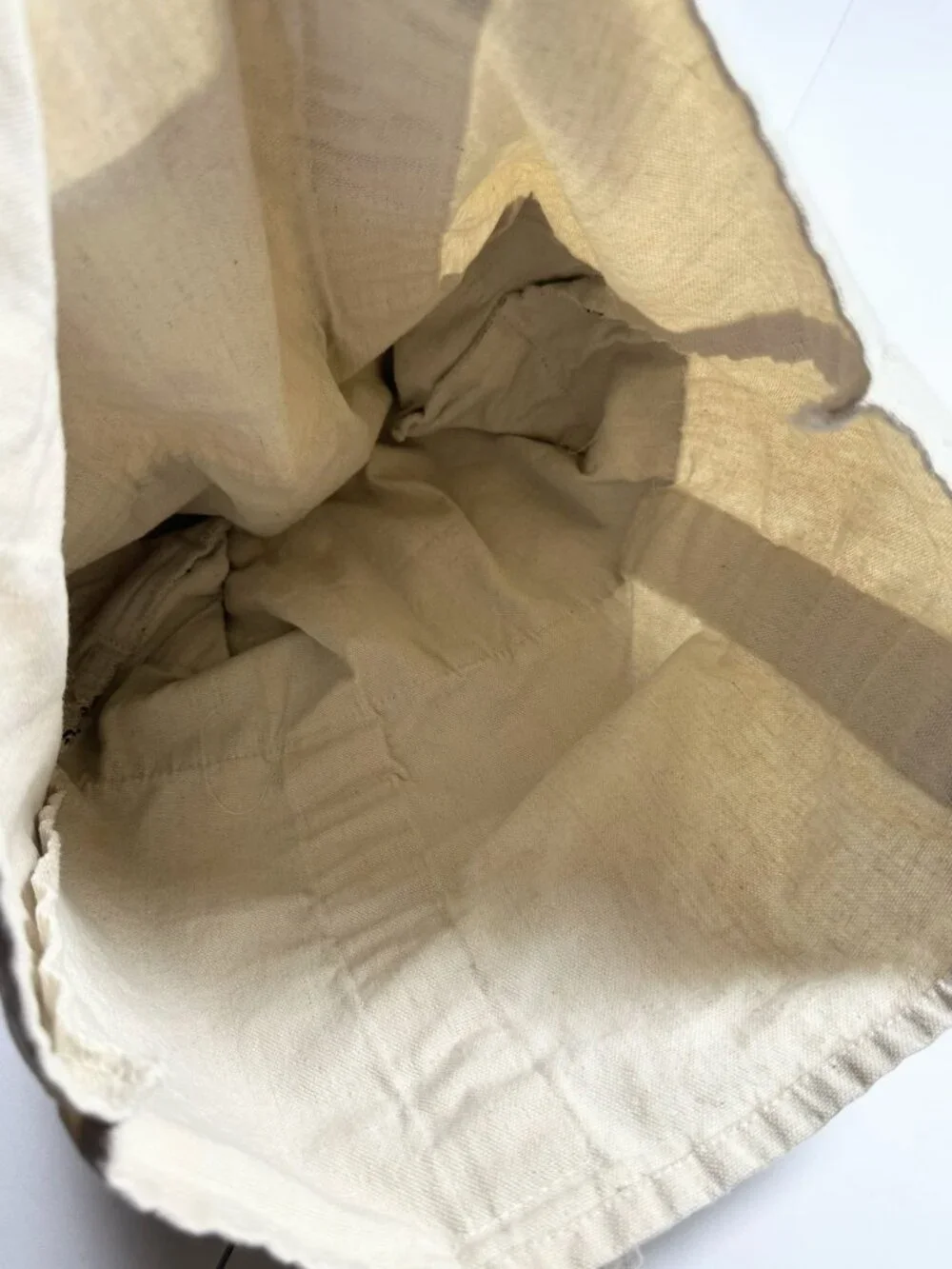 Cotton Canvas Tote Bag White‎ Beige & Black Reusable Grocery Shopping Cloth